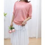 サマーニットトップス ドルマンスリーブ夏 | Miniministore | 詳細画像16 