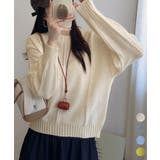 ニットトップス 秋冬クルーネックセーター | Miniministore | 詳細画像1