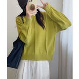 ニットトップス 秋冬クルーネックセーター | Miniministore | 詳細画像10