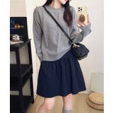 ニットトップス 秋冬クルーネックセーター | Miniministore | 詳細画像4