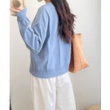 ニットトップス 秋冬クルーネックセーター | Miniministore | 詳細画像8