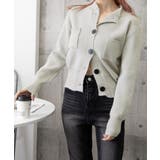 ショート丈ニットカーディガンポケット付き | Miniministore | 詳細画像14 