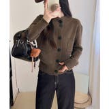 ショート丈ニットカーディガンポケット付き | Miniministore | 詳細画像2 