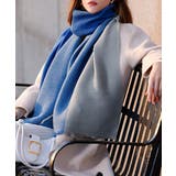 リバーシブルマフラー 配色 大判ストール | Miniministore | 詳細画像6 