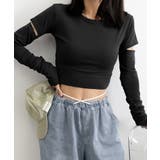 長袖Tシャツ 袖カットアウト カットソー | Miniministore | 詳細画像12