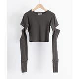 長袖Tシャツ 袖カットアウト カットソー | Miniministore | 詳細画像18