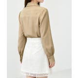 ネクタイ付きシャツブラウスレディース長袖 | Miniministore | 詳細画像12 