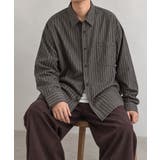 ストライプ柄シャツ メンズ秋冬シャツ長袖 | AsaAura | 詳細画像17