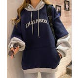 裏起毛 レイヤード風 パーカーレディース | Miniministore | 詳細画像3