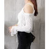 ワンオフショルダーレースTシャツギャザー | Miniministore | 詳細画像15