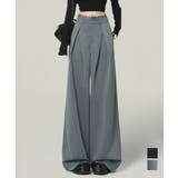 ウエストレースワイドパンツボックスタック | Miniministore | 詳細画像1
