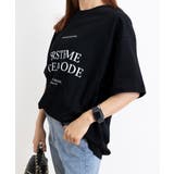 ロゴプリントTシャツ 半袖韓国風トップス | Miniministore | 詳細画像15