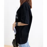 ロゴプリントTシャツ 半袖韓国風トップス | Miniministore | 詳細画像16