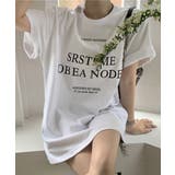 ロゴプリントTシャツ 半袖韓国風トップス | Miniministore | 詳細画像8