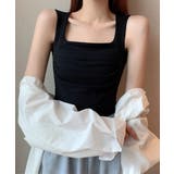 カップ付き タンクトップ スクエアネック | Miniministore | 詳細画像10