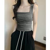 カップ付き タンクトップ スクエアネック | Miniministore | 詳細画像16