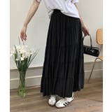 ティアードスカート 韓国風ロングスカート | Miniministore | 詳細画像10 