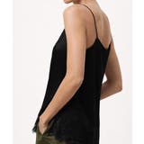 サテン調レーストリムキャミソールVネック | Miniministore | 詳細画像5