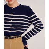 ボーダーニットカーディガンニットセーター | Miniministore | 詳細画像3 