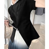 フロントスリットtシャツレディース韓国風 | Miniministore | 詳細画像12 