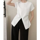 フロントスリットtシャツレディース韓国風 | Miniministore | 詳細画像6 