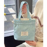 ミニトートバッグ コーデュロイ巾着鞄軽量 | Miniministore | 詳細画像2 
