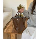 ブラウン | レトロバケットバッグ巾着ポーチ2点セット | Miniministore