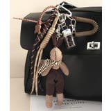 ブラウン | バッグチャーム人気キーホルダー 5タイプ | Miniministore