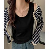 ブラック | 無地タンクトップレディース重ね着インナー | Miniministore
