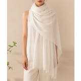 ホワイト | リネンストールショール大判ガーゼマフラー | Miniministore