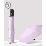 ラベンダー | 自動開閉三つ折り傘 ワンタッチ晴雨兼用傘 | Miniministore