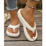 ホワイト | トングサンダル厚底EVAラバービーサン夏 | Miniministore