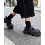 ブラック | クロッグサンダル厚底クロスコードサンダル | Miniministore