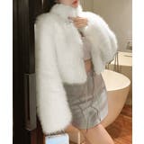 ホワイト | ファージャケット ふわふわファーボレロ冬 | Miniministore