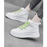 ミント | 厚底スニーカーハイカットベルクロ靴韓国風 | Miniministore