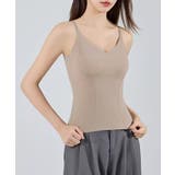 モカ | カップ付きキャミソールUバックブラトップ | Miniministore