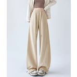ベージュ | スウェットパンツ レディースワイドパンツ | SUNSHINE CLOSET