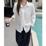 レースタイシャツレディースゆったりシャツ | Miniministore | 詳細画像11 