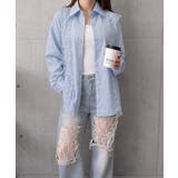 レースタイシャツレディースゆったりシャツ | Miniministore | 詳細画像18 