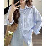 レースタイシャツレディースゆったりシャツ | Miniministore | 詳細画像8 