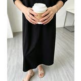 袖花柄チュールドッキングロングワンピース | Miniministore | 詳細画像8 