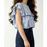 レディースフリルブラウス 半袖シャツ夏服 | Miniministore | 詳細画像2 