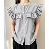 レディースフリルブラウス 半袖シャツ夏服 | Miniministore | 詳細画像20 