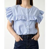 レディースフリルブラウス 半袖シャツ夏服 | Miniministore | 詳細画像3 