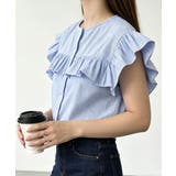 レディースフリルブラウス 半袖シャツ夏服 | Miniministore | 詳細画像4 
