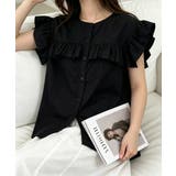 レディースフリルブラウス 半袖シャツ夏服 | Miniministore | 詳細画像7 