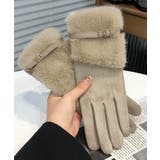 ファー付き手袋 スエード調 防寒手袋秋冬 | Miniministore | 詳細画像11