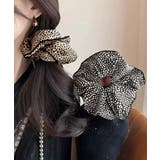 レオパード柄シュシュ ボリューム 髪飾り | Miniministore | 詳細画像3 