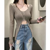 ダメージ シアーニットトップス長袖透け感 | Miniministore | 詳細画像10