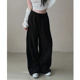 バッグプリントワイドスエットパンツ韓国風 | Miniministore | 詳細画像5 